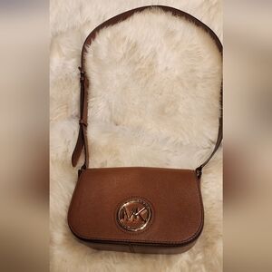 Michael Kors Tan Crossbody Bag with Logo